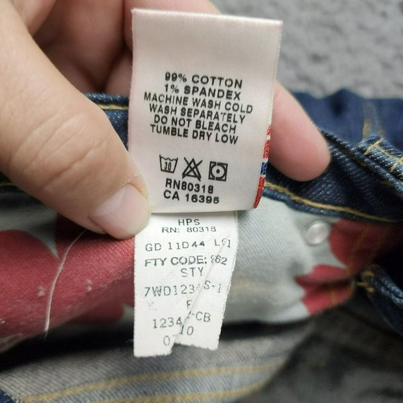 Lucky Brand Jeans Womens 27 Petite Easy Rider Stretch Relaxed Fit Faded Mid Rise - Picture 13 of 15